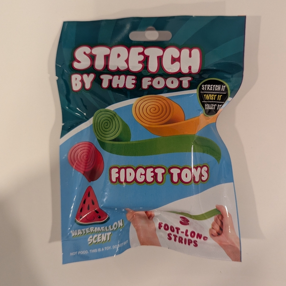 Stretch By The Foot Fidget Toys Sensory Toy Scented Stocking Stuffers New